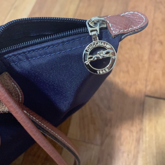 Longchamp Le Pliage medium shoulder tote purse Bilberry - Picture 6 of 7